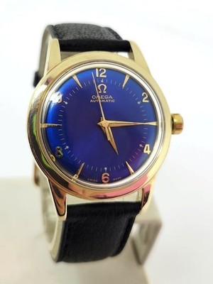 Vintage Solid 14k Gold OMEGA GX6546 Automatic Watch Cal 500 c.1958* EXLNT
