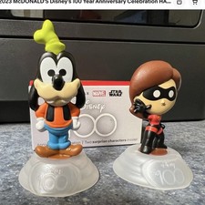 2023 McDONALD'S Disney's 100 Year Ann HAPPY MEAL TOY Goofy Mrs incredible