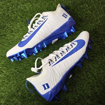 Duke PE Alpha Huarache 7 Pro Lacrosse Size 11 Cleats White Blue New With Box
