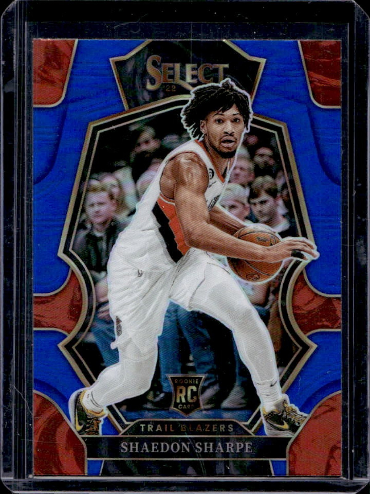 2022-23 Select Shaedon Sharpe RC Blue Prizm Premier Level #189 Trail Blazers