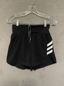 Adidas Shorts Women Size XS Black Terrex Parley Brief Lined High Rise Running 3"
