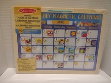 Melissa And Doug Monthly Magnetic Calendar New 4