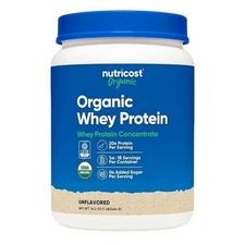 Organic Whey Protein Powder 1 Lb By Nutricost