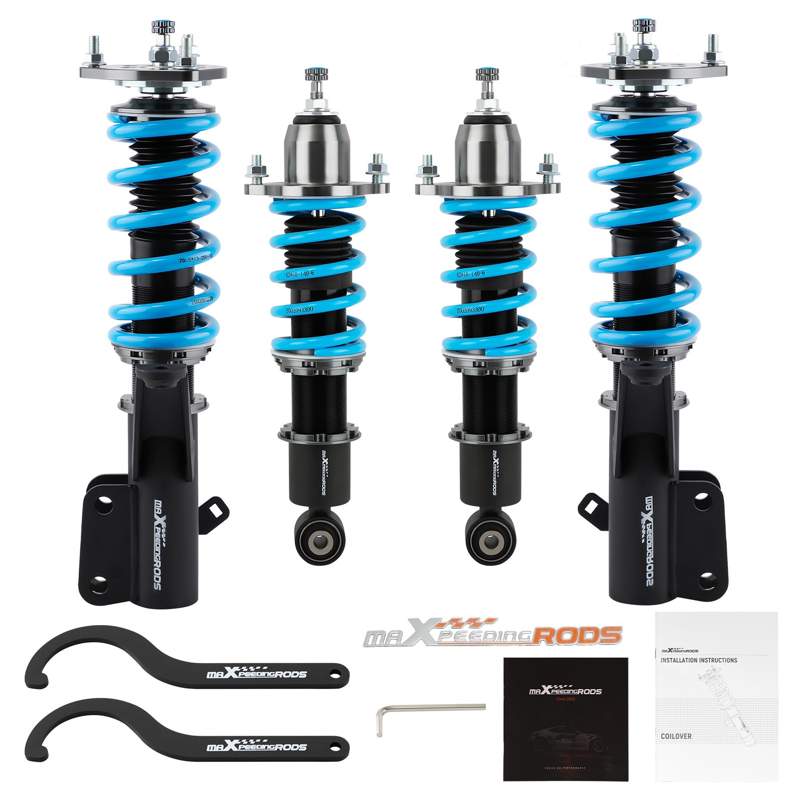 Performance Coilovers for Honda Civic MK7 2001-2005 EM2 ES, ET Lowering Springs