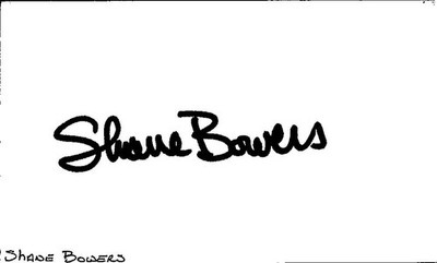 1990's -Shane Bowers- Signed/Autograph/Auto Index Card Minnesota Twins MLB