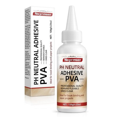 4.23OZ Neutral PH PVA Glue, Art Precision Craft Book Adhesive, Archival Quali...