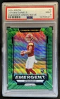2024 Panini Prizm Jayden Daniels Emergent RC Green Wave #2 PSA 9 Rookie