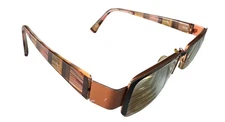 FYSH Urban Eyewear Glasses Frames Only Striped Copper Tone Modern 50-18-135