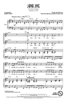 Java Jive. 2-teiliger Musikdrake (Komponist) Hal Leonard