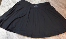 NEW ADIDAS Club Tennis Skirt Women Black Climacool Stretch Size SMALL Pickleball