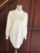 Nordstrom  knit sweater dress  white color women Size Large NWOT