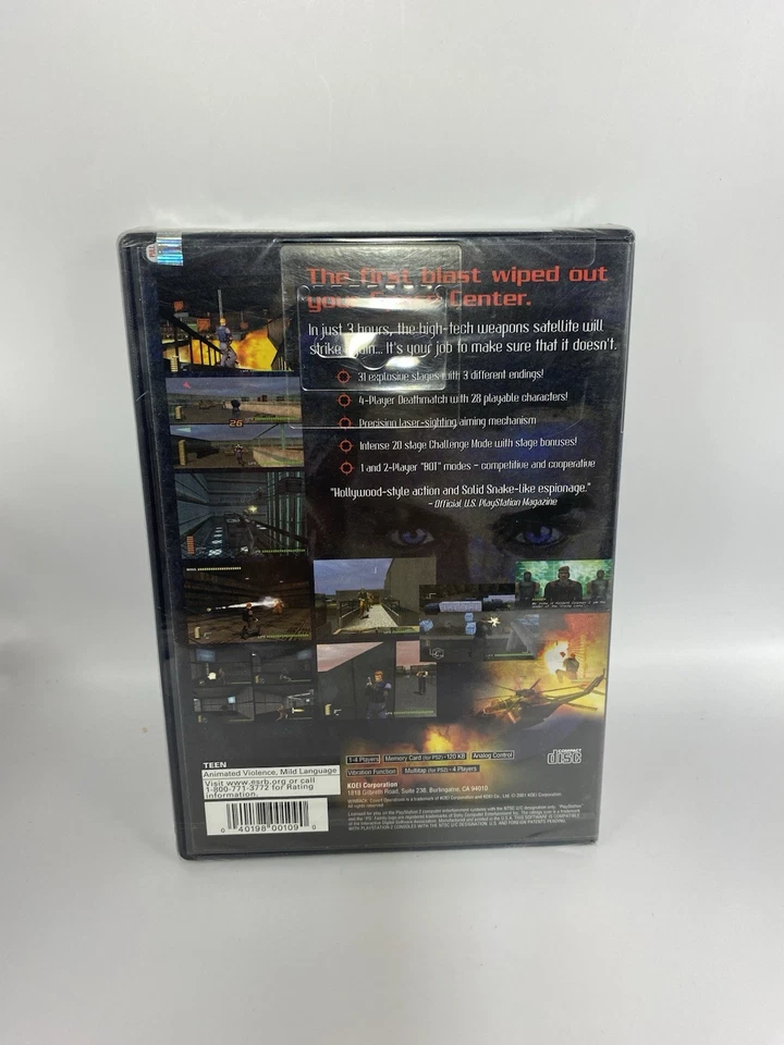 WinBack: Covert Operations (Sony PlayStation 2, 2001) PS2 SEALED - Image 2 of 3