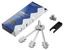 Blocchetto Universale MIA Porte Blindate Dierre | 3 Chiavi Diritte 92/116 mm