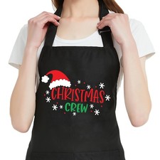 Christmas Aprons for Women Men with Pockets, Kitchen Apron for Cooking Baking...