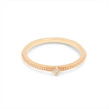 aget diamond Ring K10(YG) 0.9g 0.03