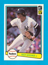1982 Donruss #283 Rich Goose Gossage NM-MT *CENTERED* HOF New York Yankees