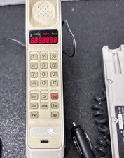   Motorola Dynatac 8000M - Vintage Cellular One Mobile Car Phone Cord- Powers On