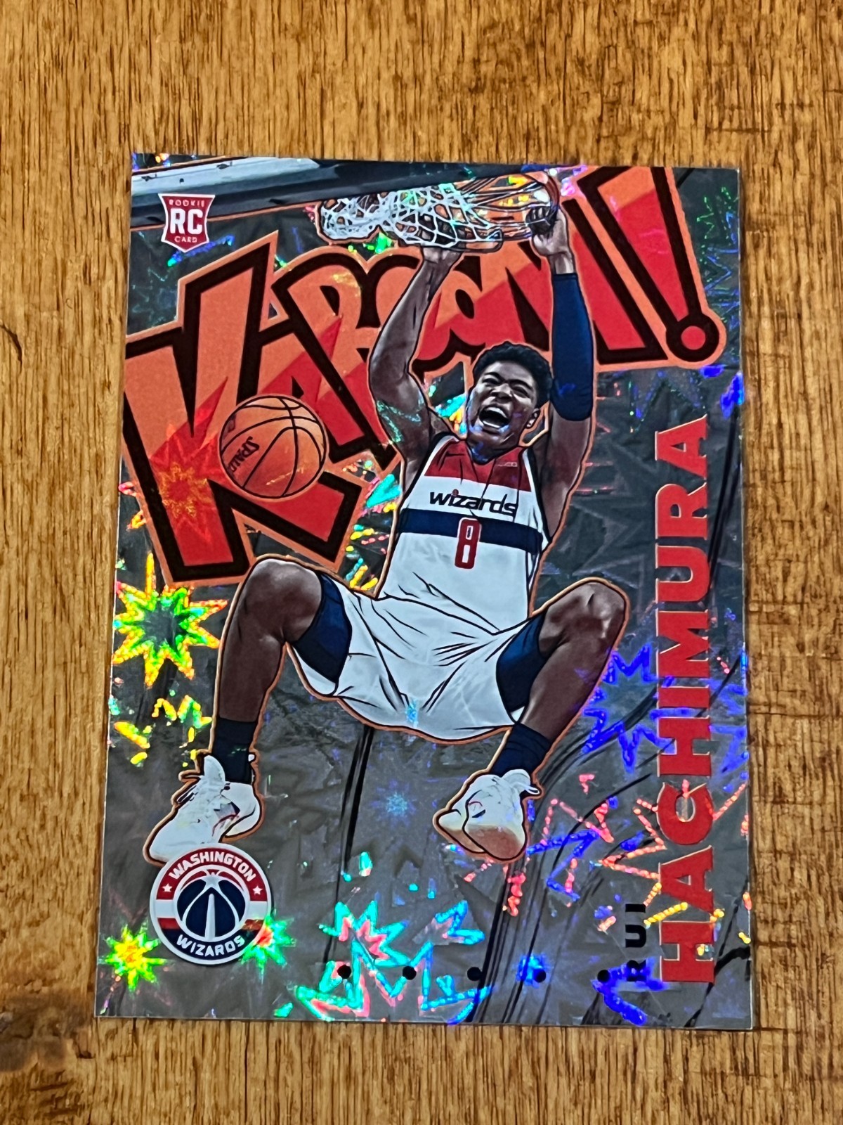 2019-20 Panini Crown Royale RUI HACHIMURA #14 Kaboom Case Hit RC ROOKIE SSP