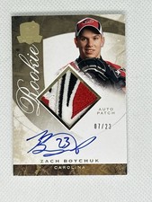 2008-09 UD The Cup Patch Zach Boychuk RPA Rookie Patch Auto /23 SSP RARE