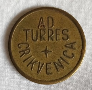 Kroatien Jeton Token AD TURRES AD CRIKVENICA 10 Heller Filira Wertmarke