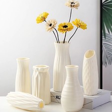Nordic Plastic Vase Small Flower Pot for Fresh Flowers Home Decoration
