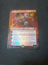 Foil Jaya, Fiery Negotiator (BORDERLESS) - Dominaria United (MTG)