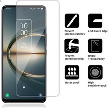 4 Pack Glass Screen Protector Compatible for TCL 30 V 5G 9H Hardness -HD Scr...
