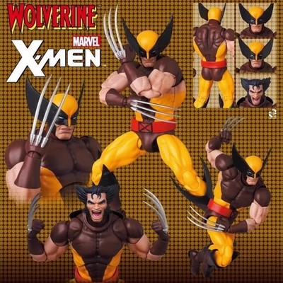 Original MAFEX No.138 Wolverine Brown Comic Ver Xmen Action