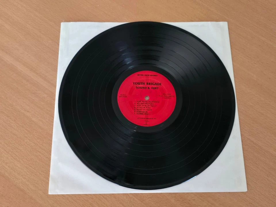 Youth Brigade – Sound & Fury (Better Youth Organisatoin 1983 Vinyl LP) - Bild 3 von 4