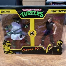 Playmates Toys Teenage Mutant Donatello vs. Johnny Lawrence Action Figures