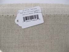Wichelt Permin of Copenhagen Linen Cross Stitch Fabric 27x36 30 Ct Lambswool-Tan