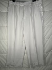 Vittorio St Angelo Tuxedo Pants White Men s 38S With White Stripe On Side Leg