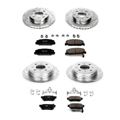 Power Stop K700 Z23 Daily Driver Brake Pad and Z23 Evolution Brake Rotor Kit