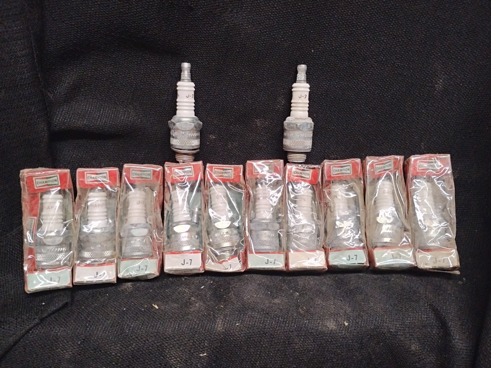 Champion J-7 Spark Plugs lot of 12 NOS