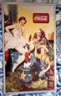Vintage 1936 Coca Cola Ballerina  Circus Clown Cardboard Sign