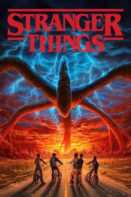 Stranger Things TV Serie Poster Druck Wandbild A5 A4 A3 A2 A1 Maxi 5134