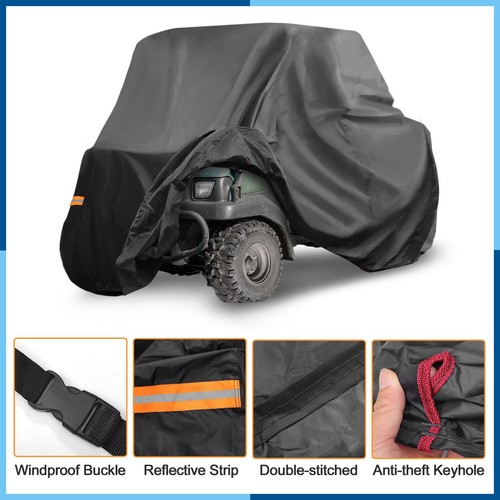 UTV Cover Side by Side Cover for Kawasaki MULE SX Black 210D-PU New - Foto 4 di 6