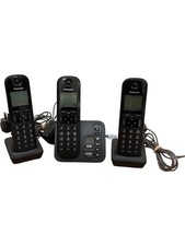 Panasonic KX-TGC220E Cordless Phone with Answering Machine Trio Set