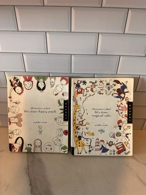 Illustration School: Let's Draw Happy People by Sachiko Umoto Lot Of 2