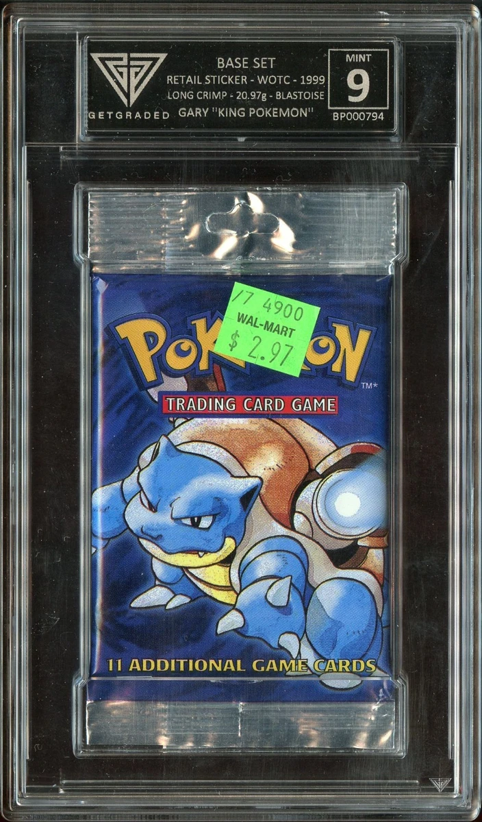 Pokémon TCG Base Set Grade 9 Sealed Collectible Card Game Packs