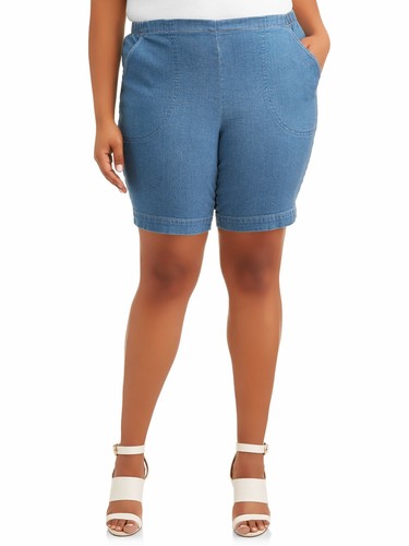 Pocket Pull On Shorts Medium Denim 