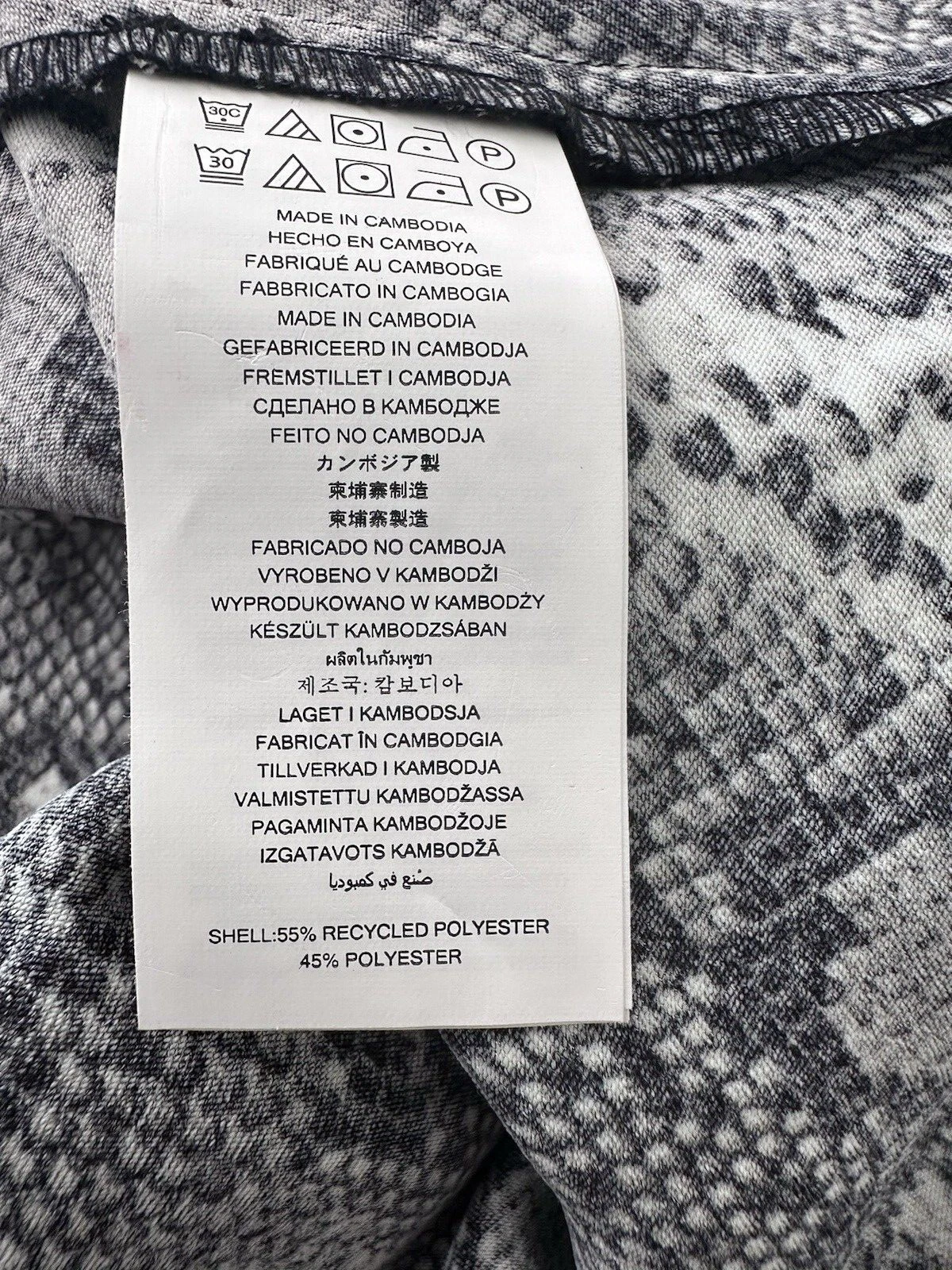 Abito donna Michael Kors pelle di serpente stampa catena scollo argento nero taglia M