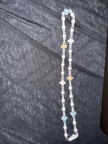8MM PEAR MOISSANITE ROLO CHAIN - Picture 5 of 5