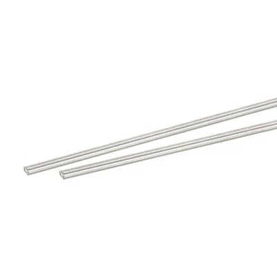 UXCELL Titane Rond Tige, Semi-dur TC4 Titane Barre pour Main Outils 3 x200mm Kit 2