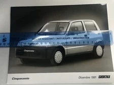 Fiat Cinquecento December 1991 Large Format Press Photo