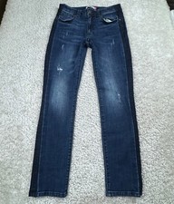 Cabi Tuxedo High Rise Straight Jean Womens 6