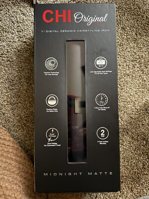 CHI CA2354SKU Digital Ceramic Hair Straightener - Midnight Matte