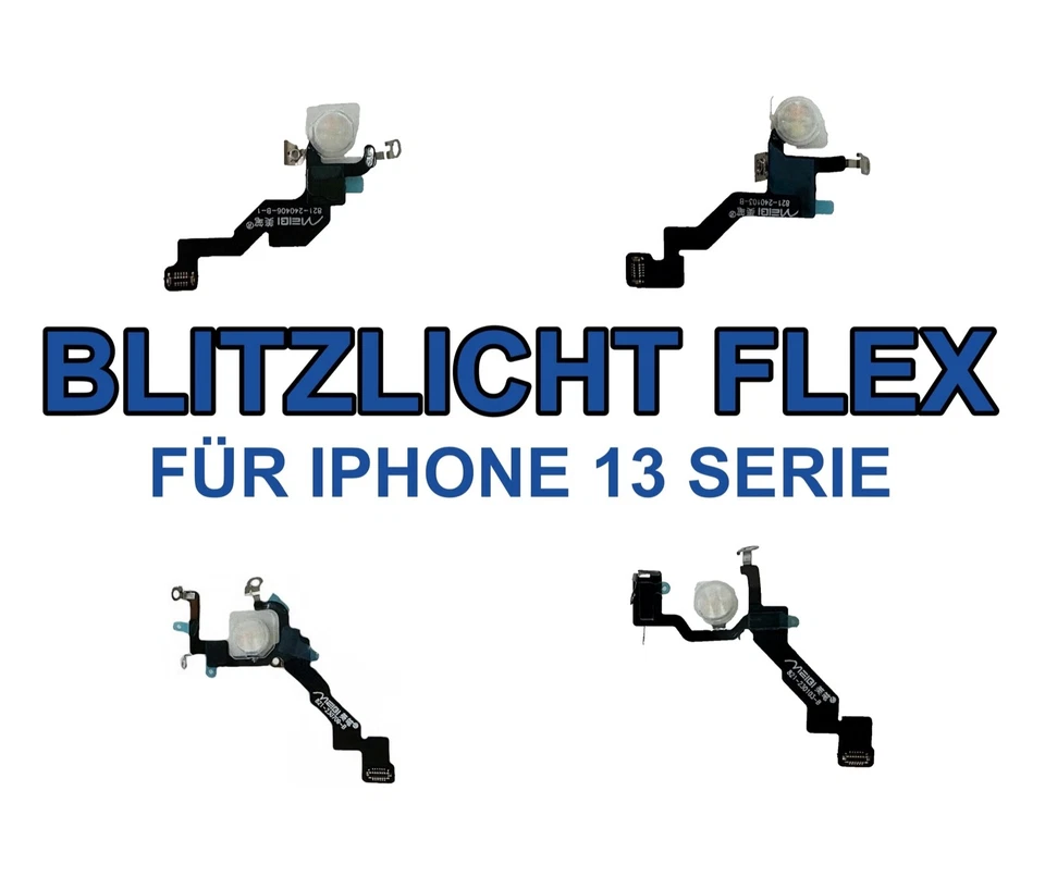 MARKENLOS Blitz Licht Für iPhone 13 Reihe Mini Pro Max Flash Light Mikrophone Flex Kabel