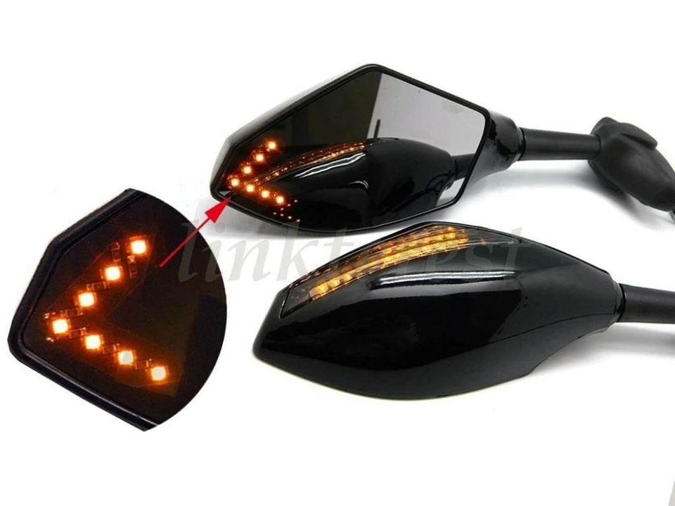 ESPEJOS INTERMITENTES LED MOTO DUCATI 748 848 EVO 1098 SUZUKI GSXR 01-03 Foto 4 de 4