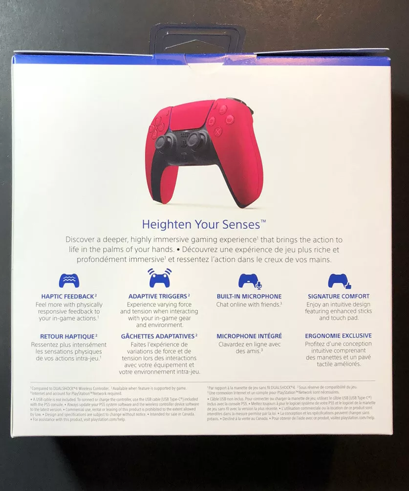 Red Ps5 Controllersony Ps5 Dualsense Wireless Controller